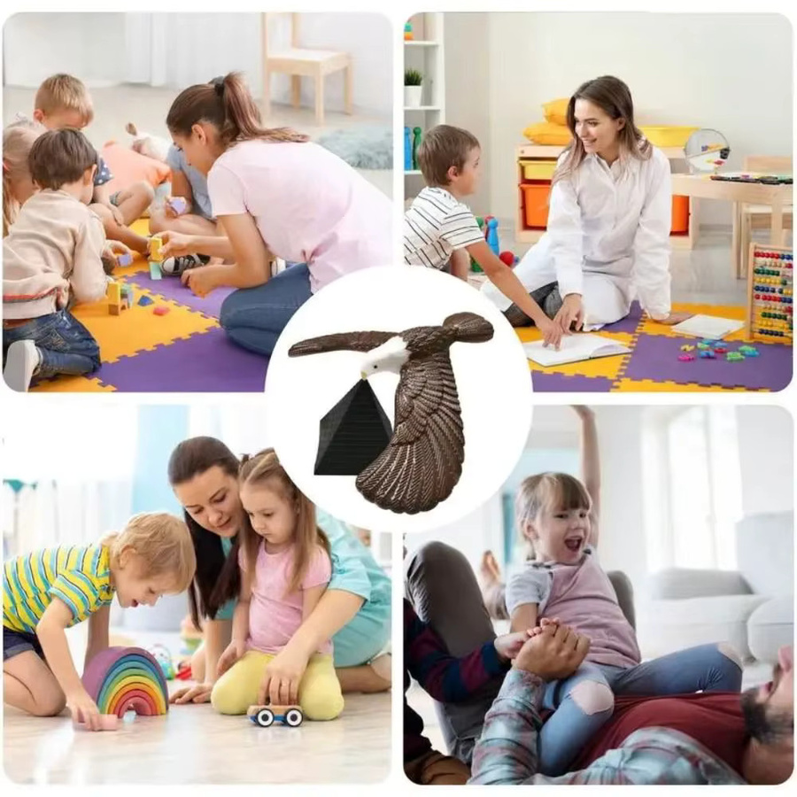 KECTTIO Adler-Vogelspielzeug, Pyramide, physikalisches balancierendes Spielzeug - Bild 5