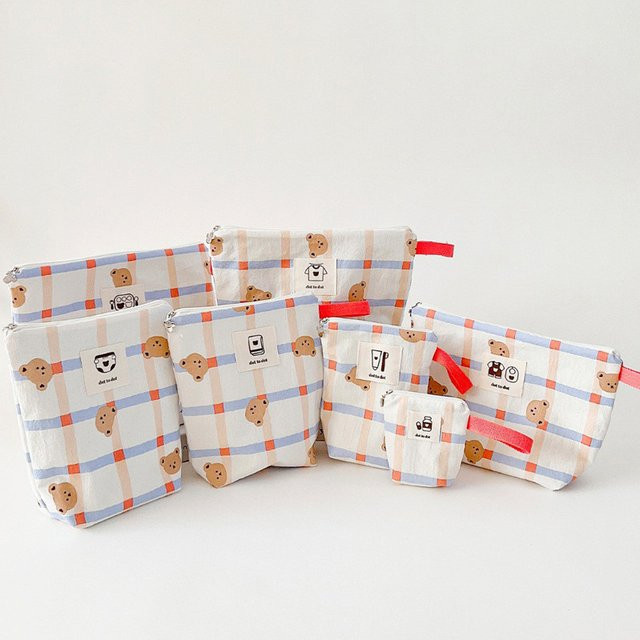 DANIVIVI 7-teiliges Baby Windeltaschen-Set zur Organisation von Windeln und Kleidung, Mehrfarbig - Bild 1