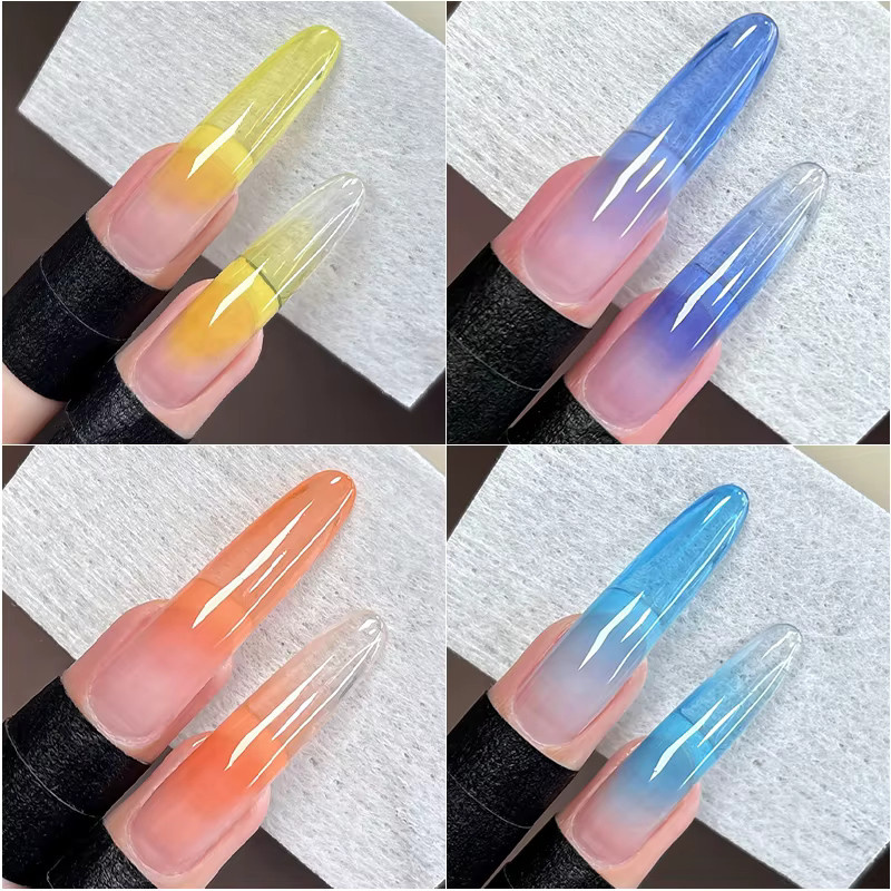 UR SUGAR Jelly Patting Gel Nagellack-Set, glänzend, 3-teilig - Bild 3