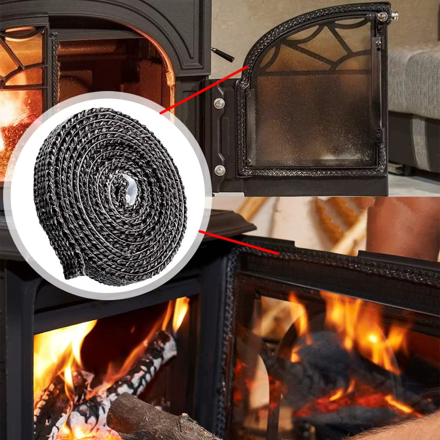 Selbstklebendes Kamin-Dichtungsband von combiubiu, Länge: 2,5 m, Maße: 18 x 3 mm - Bild 3