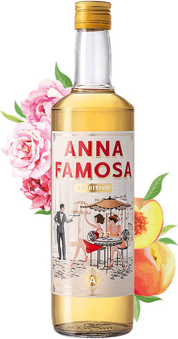 Anna Famosa Aperitif, Pfirsich, 0,7 l - Bild 1