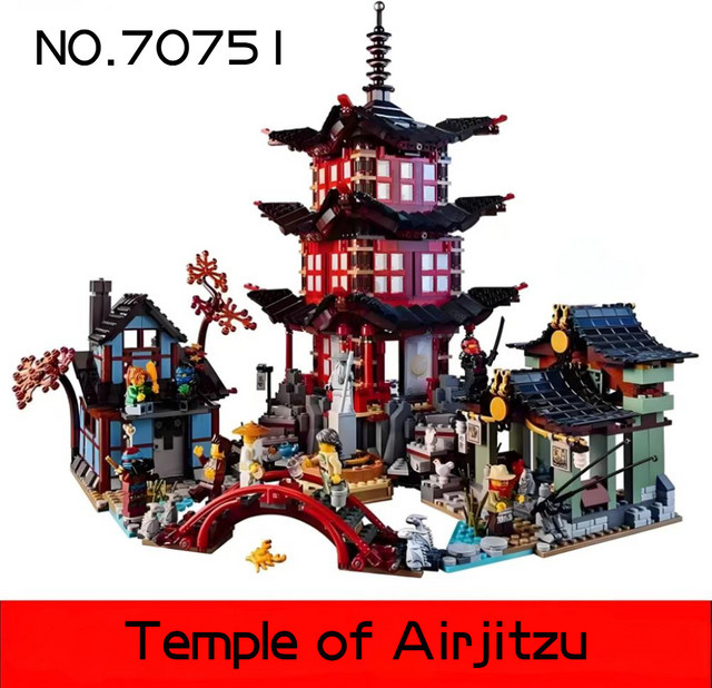 LEGO Ninjago Mystery Floating Temple of Airjitzu, Baustein-Spielzeug, 2028 Teile - Bild 1