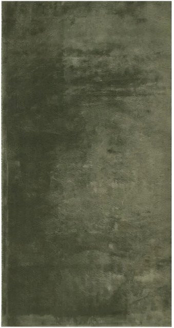 vidaXL Teppich Huarte Kurzflor in Grün, modern und waschbar, B/T: 60 x 110 cm - Bild 1