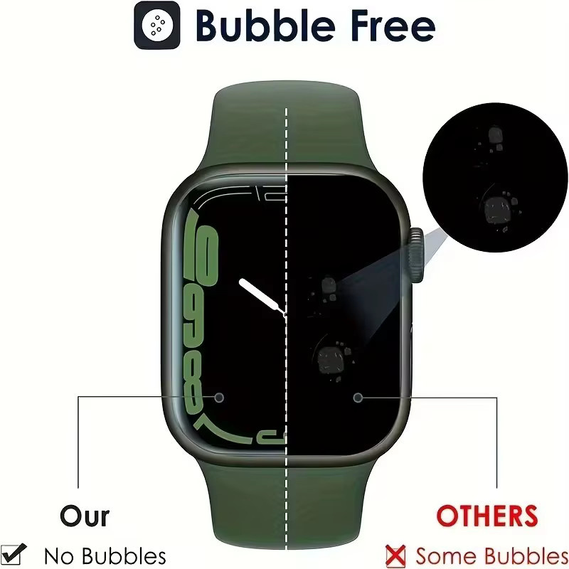 Apple Displayschutzfolie Hydrogel, 3 Stück, für Apple Watch 38 mm 42 mm 49 mm - Bild 2