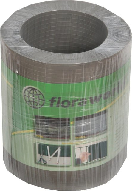5er Set blickdichte PVC-Sichtschutzstreifen in Silbergrau, Höhe: 19 cm, Länge: 201,5 cm - Bild 1