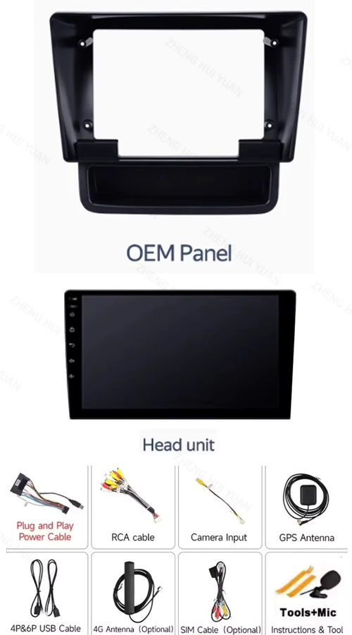 SOARCOMER Android 16 Carplay Auto Autoradio mit Navigation und QLED Display für Renault Trafic 2, Opel Vivaro A und Nissan Primastar 2006 - 2014, Schwarz - Bild 2