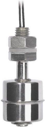 PIC PLS-045B-3VAI Schwimmerschalter aus Edelstahl in Silber, 1 Öffner, IP67, 140 V/AC, 200 V/DC, 1A - Bild 1
