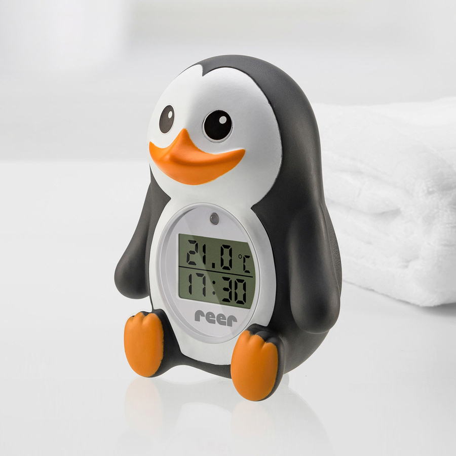 Reer Baby-Badethermometer MyHappyPingu in Schwarz - Bild 3