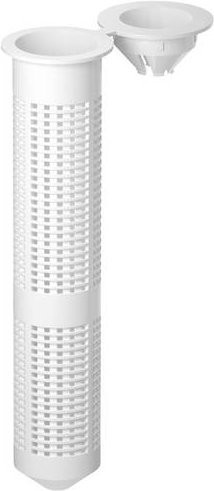 OBO Bettermann VMU-SH 20x85 Kunststoff-Siebhülse aus Nylon in Weiß, 10 Stück, B/H: 20 x 85 mm - Bild 1