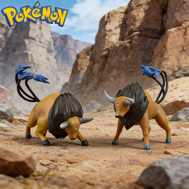 Bandai Pokémon Tauros, Actionfigur, Kunststoff, Einzelfigur - Bild 1