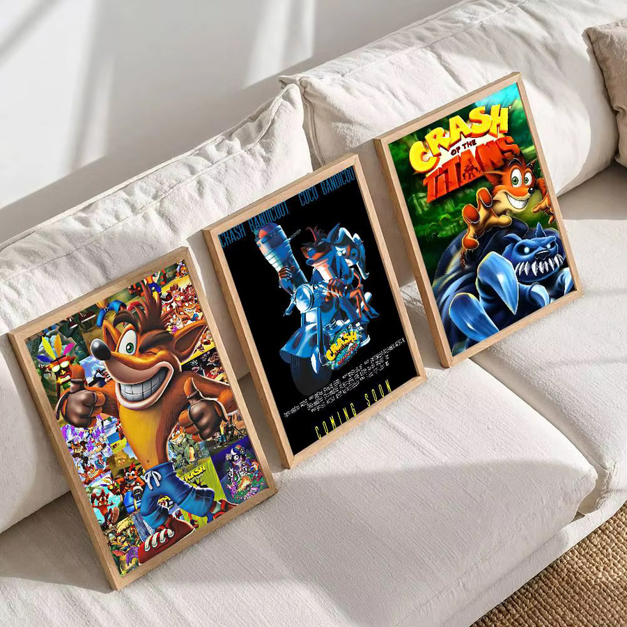 Crash Bandicoot Poster Wandbild ungerahmt Bilibili Portrait Format - Bild 4