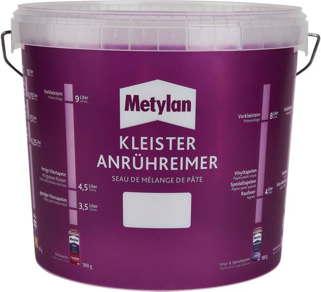 Metylan Leereimer aus Kunststoff in Transparent und Purple mit 10 l Volumen - Bild 1