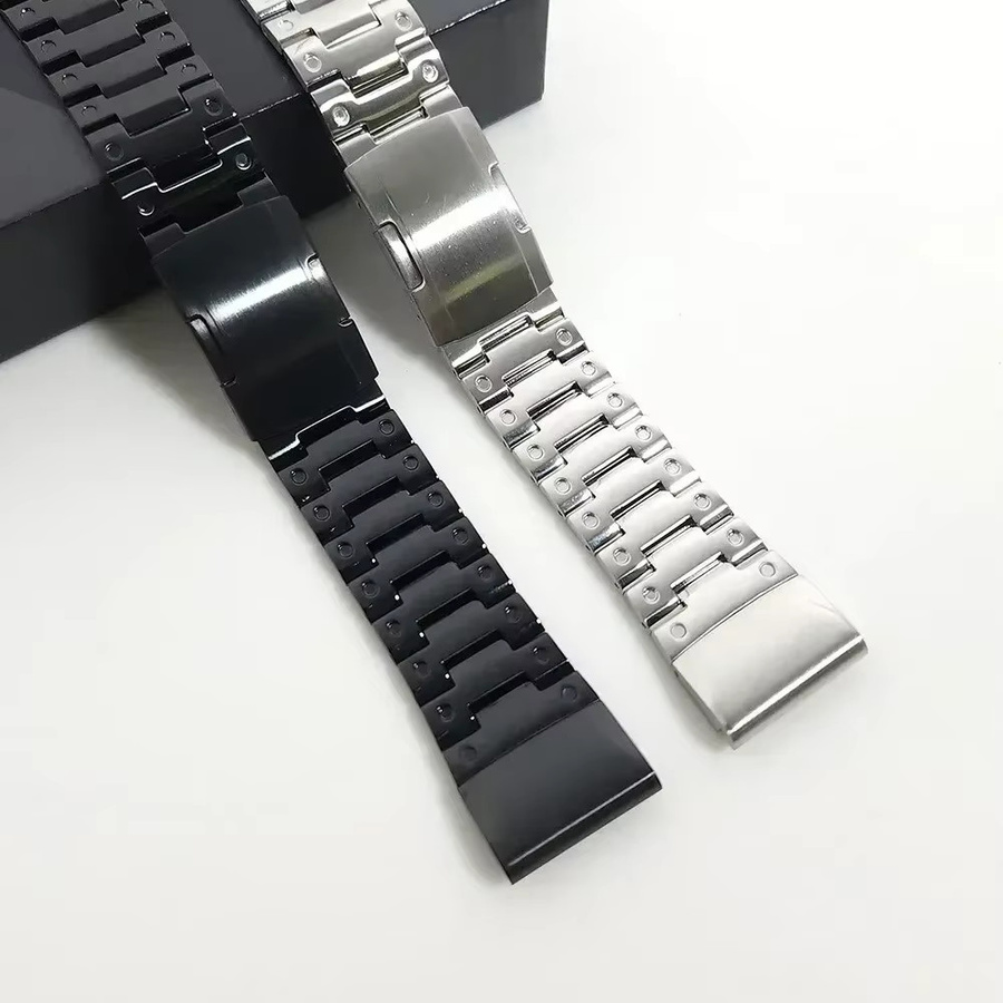 CAOWTAN Uhrenarmband Edelstahl, Silber, Unisex - Bild 1