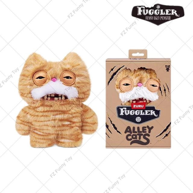 Fuggler Old Fogies Alley Cats Fuggstars Zahnschmelz-Monster, Plüschtier, ab 3 Jahren - Bild 1