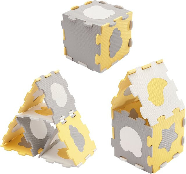 Kinderkraft LUNO SHAPES Puzzlematte Formen Schaumstoff multicolour - Bild 1