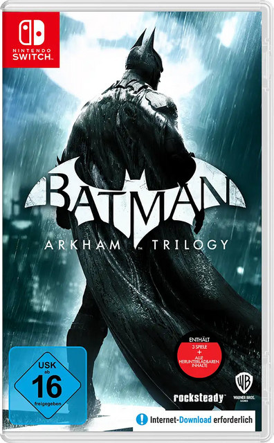 Batman Arkham Trilogy Nintendo Switch Action Adventure Spiel USK 16 - Bild 1