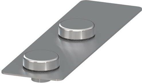 Siemens 3SX56004F 3SX5600-4F Zwischenblech aus Aluminium in Grau - Bild 1