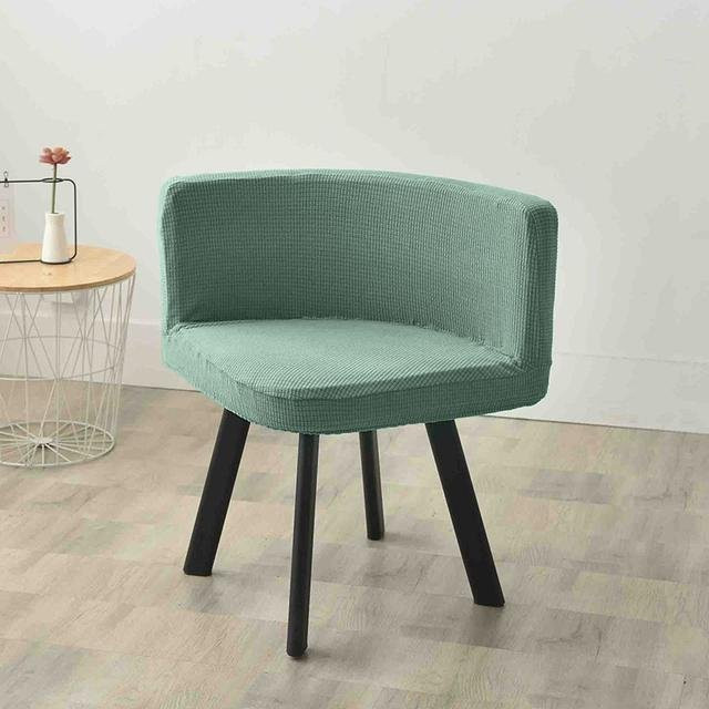 Maschinenwaschbarer Polarfleece Stuhlbezug in Dreiecksform für Barhocker und Sessel, Farbe: Grün - Bild 1