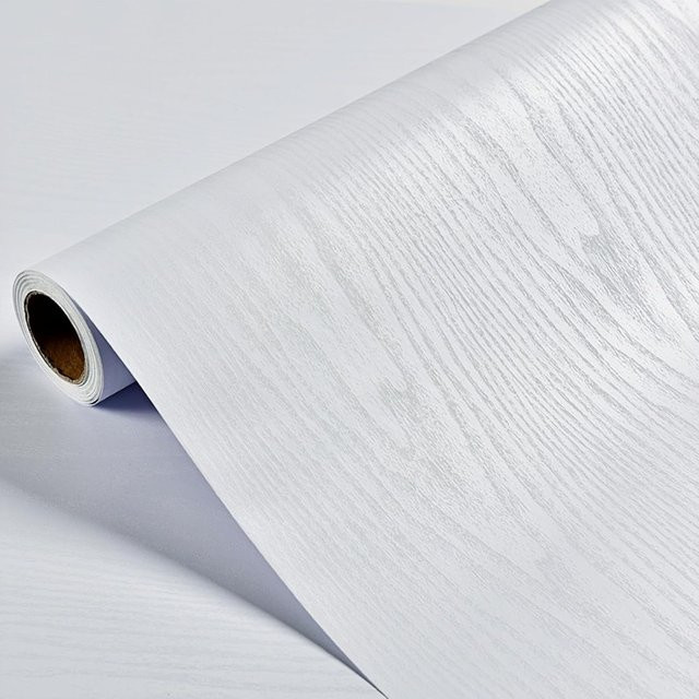 Selbstklebende PVC-Tapete in Holzoptik, wasserdichter Vinyl-Wandaufkleber für Küchenschränke und Möbel, Breite: 55 cm - Bild 1
