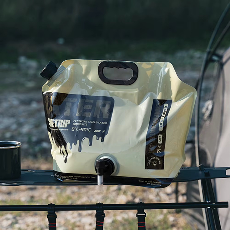 APWIKOGER Klappbarer Wasserbehälter für Outdoor und Camping, 10 l, Blau - Bild 2