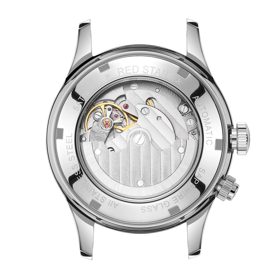 Red Star Armbanduhr, Automatik, Edelstahl, 40 mm, Herren, Saphirglas - Bild 2