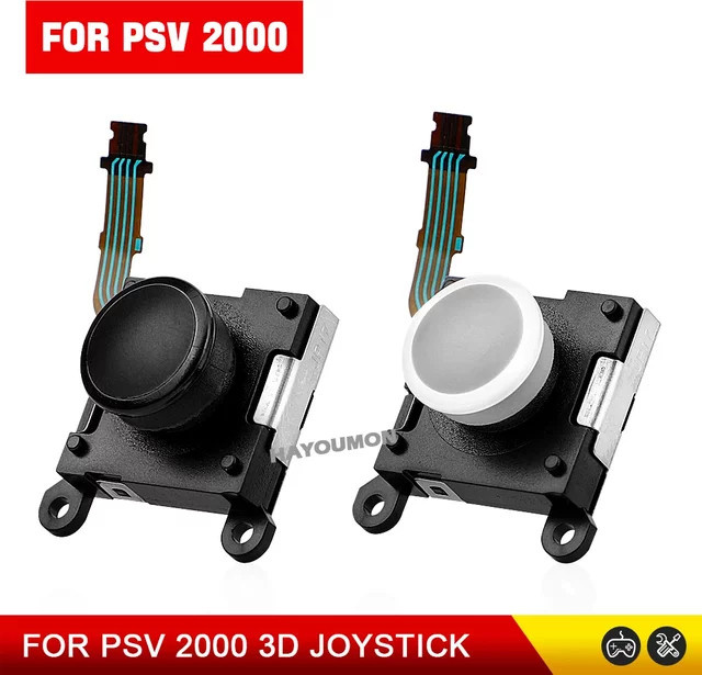HeroAngel Ersatz-Joystick-Taste für PS Vita 2000, 3D Analog Thumb Stick Reparaturteil in Schwarz - Bild 1