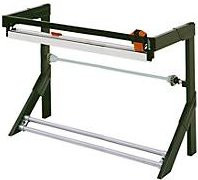 Rocholz Schneidständer Modul waagerecht in Anthrazit und Schwarz mit 1600 mm Schnittbreite, B/T/H: 1970 x 970 x 1060 mm - Bild 1