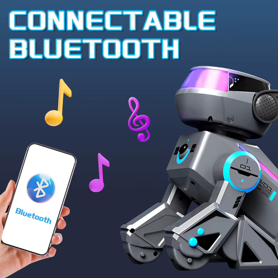Kelaton Roboter-Hundespielzeug, Bluetooth-Musik, tanzender Stunt, elektronisches Roboter-Hundespielzeug - Bild 3
