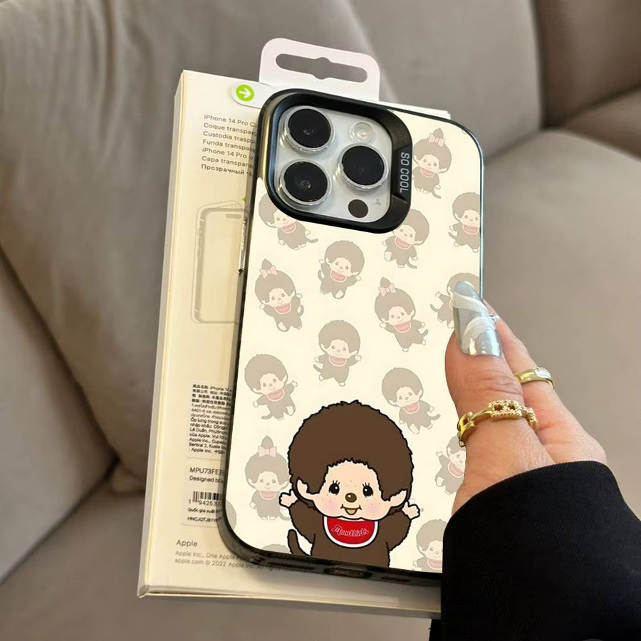 Mesuca Handyhülle M-monchhichiS für iPhone 11 bis iPhone 17 Pro Max in Multicolour - Bild 3