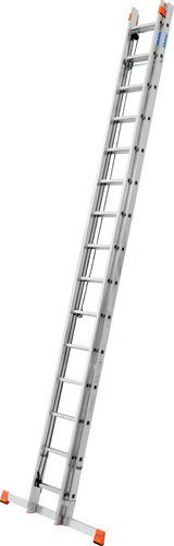 Krause Seilzugleiter MONTO aus Aluminium in Silber mit 30 Sprossen - Bild 1