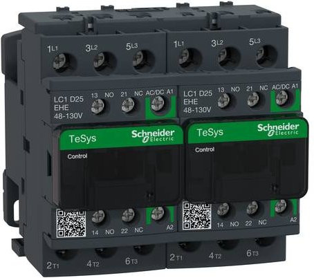 Schneider Electric LC2D25EHE Wendeschütz-Kombination in Grau - Bild 1