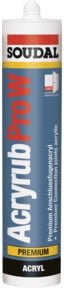 Soudal Acryrub Pro W Maleracryl in Weiß, 310 ml - Bild 1