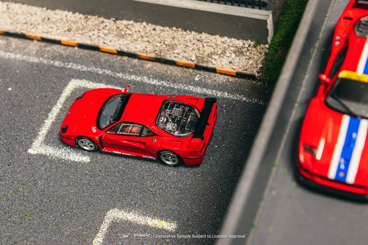 Tarmac Works Ferrari F40, Automodell, 1:64, Rot, Druckguss - Bild 3