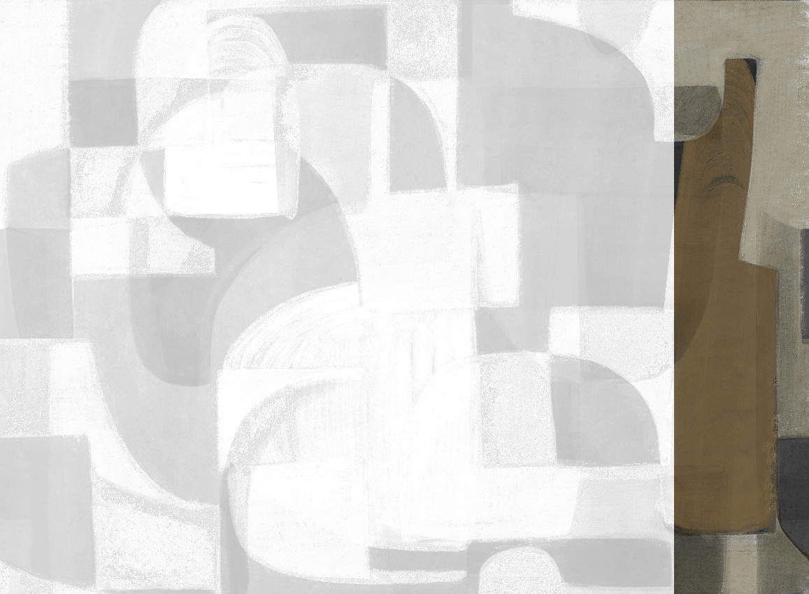 Jannelli & Volpi Mural Pacha Black Panel 6 Abstract Wandgestaltung in Schwarz aus Kunststoff - Bild 1