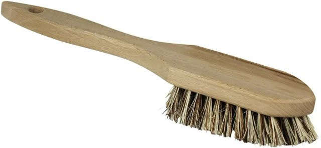 LUX-TOOLS Stielbürste mit Holzborsten in Braun, Länge: 26 cm - Bild 1