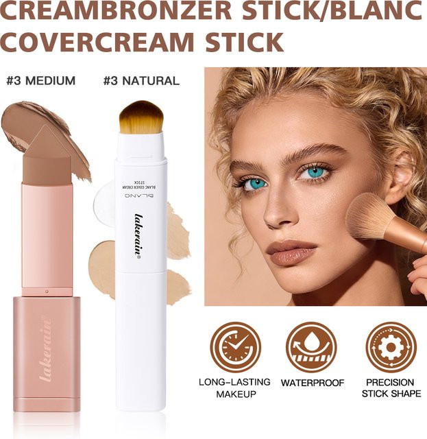 ibcccndc Foundation-Stick und Kontur-Stick Set, Creme - Bild 1