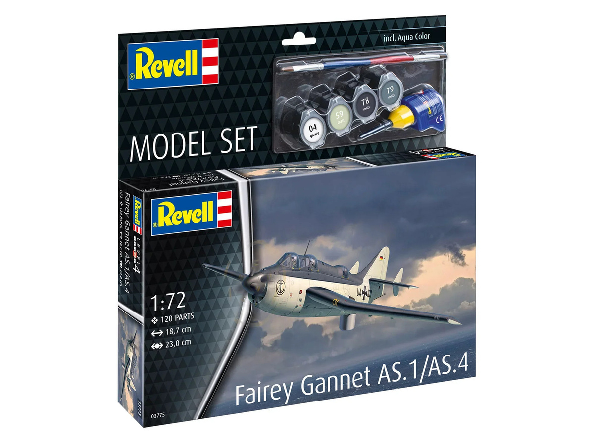 Revell Fairey Gannet AS.1/AS.4, Modellset, Fahrzeuge, 1:72 - Bild 4