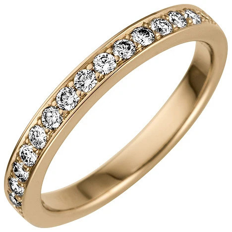 Colfem Ring 585 Gelbgold, 17 Diamanten, Damen - Bild 1