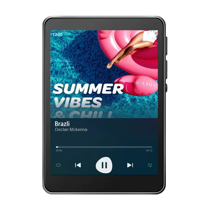 Famue WiFi MP3 MP4-Player mit Bluetooth, Android 10, 2,8 Zoll Display, Schwarz - Bild 2