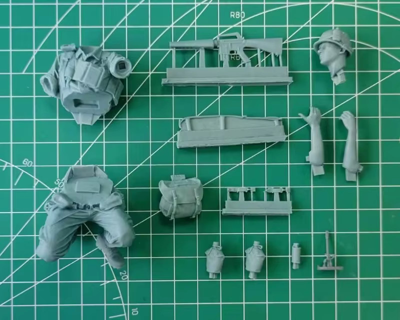 JIJIE Modellbausatz US-Armee-Infanterie, Vietnamkrieg, Maßstab 1:16 - Bild 2