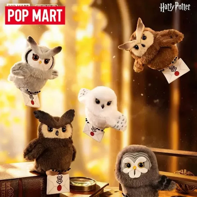 POP MART Harry Potter Eulen-Plüsch-Serie, Anhänger, Mystery Box - Bild 1