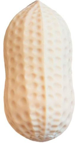 Erdnussförmiges Quetschspielzeug, Stressball, 1-teiliges Set, weiß - Bild 1