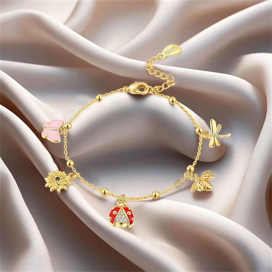 PANPOKI Armband, 925 Silber, Bicolor, Zirkonia, Damen - Bild 3