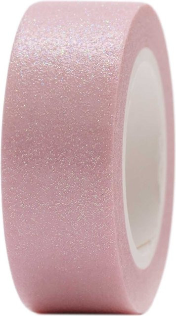Rico Design Paper Poetry Washi Tape mit Glitter in Flieder, Breite: 15 mm, Länge: 5 m - Bild 1