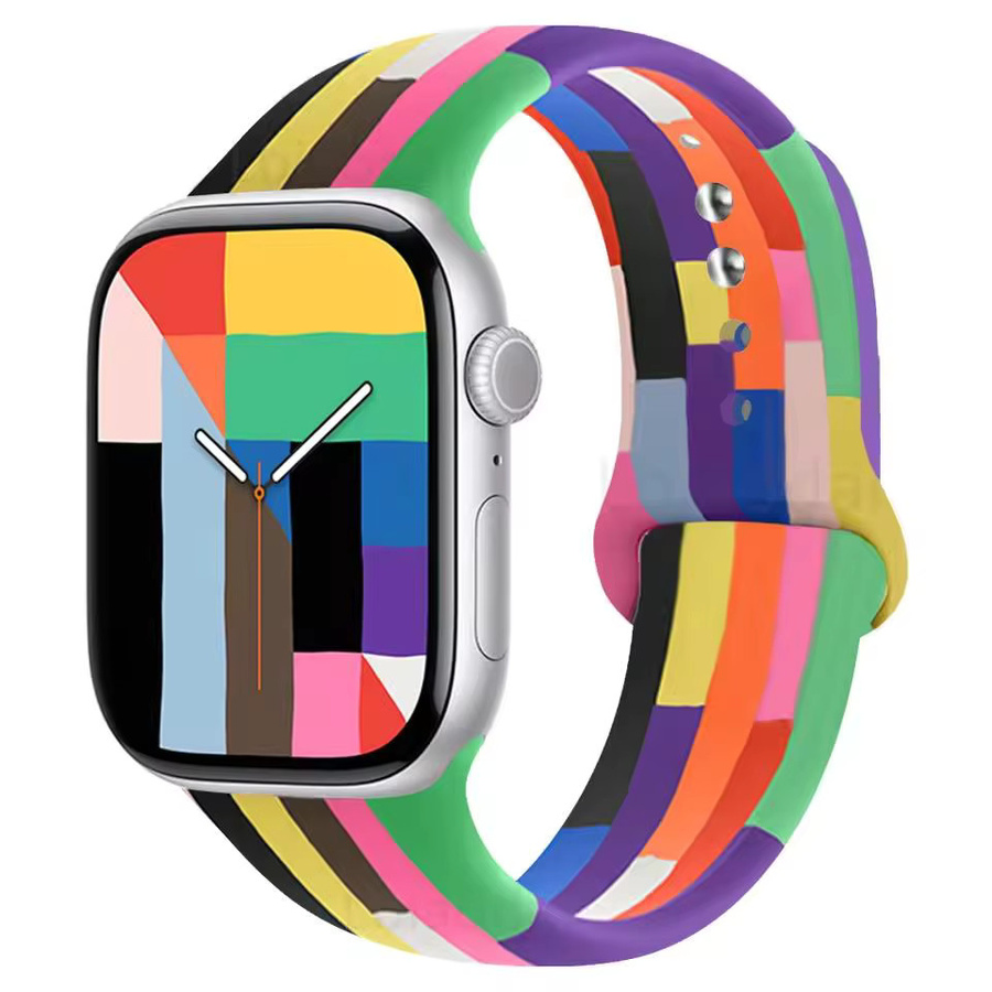 Sportarmband Silikon, Bunt, Unisex, für Apple Watch - Bild 2