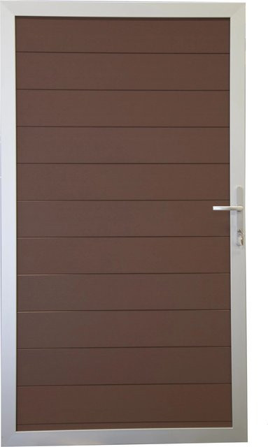 GroJa Steckzaun Solid Tor Universal in Terra, B/H: 100 x 180 cm - Bild 1