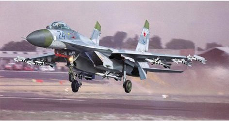 Trumpeter Sukhoi Su-27 Flanker B, Modellfahrzeug, 1:32 - Bild 1