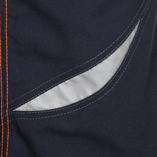 BULLSTAR Arbeitshose ULTRA in Grau mit Reflexstreifen aus Poly-Cotton und Polyester - Bild 4