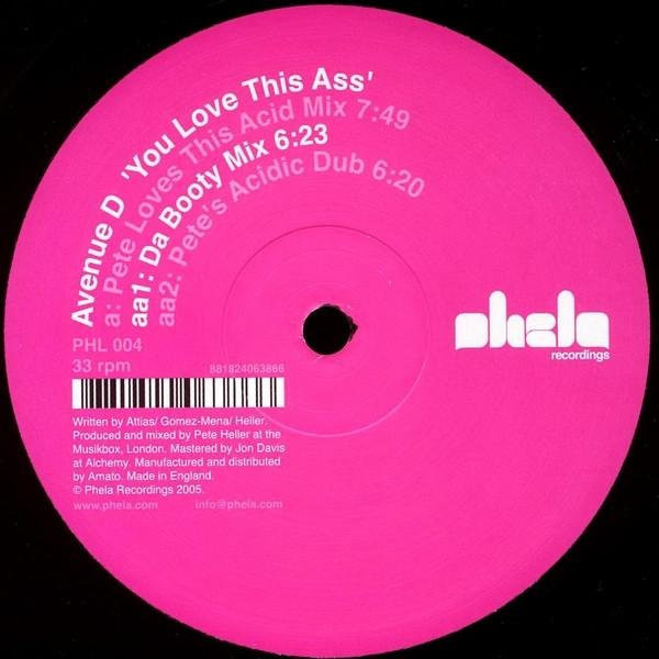 You Love This Ass, Avenue D, Vinyl/LP, pink - Bild 1