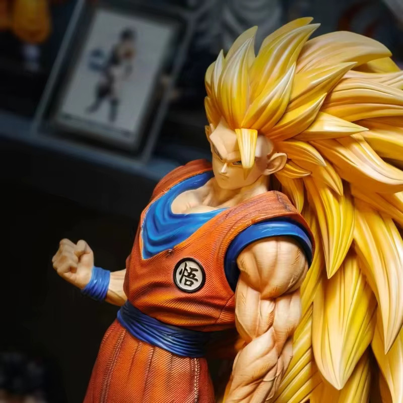 Bandai Dragon Ball Z Goku SSJ3 Actionfigur, 54cm, PVC Anime-Statue - Bild 3